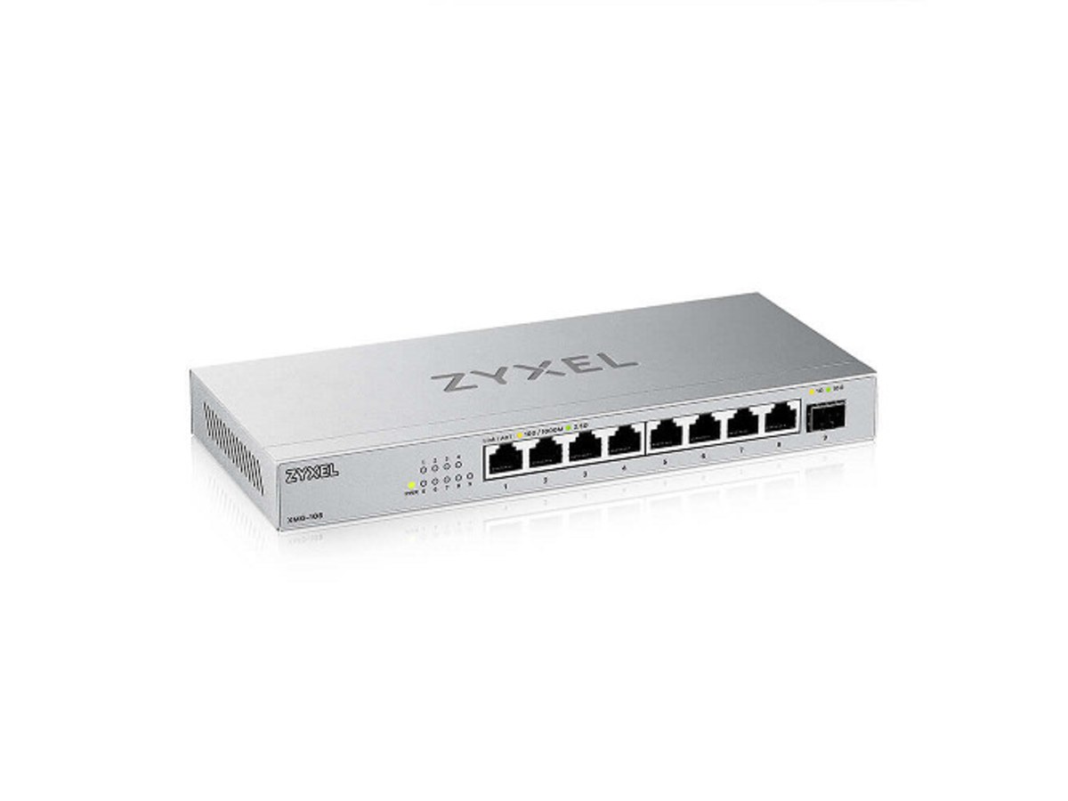 Zyxel XMG-108 8埠2.5G+1埠10G SFP+無網管交換器 XMG-108-TW0101F