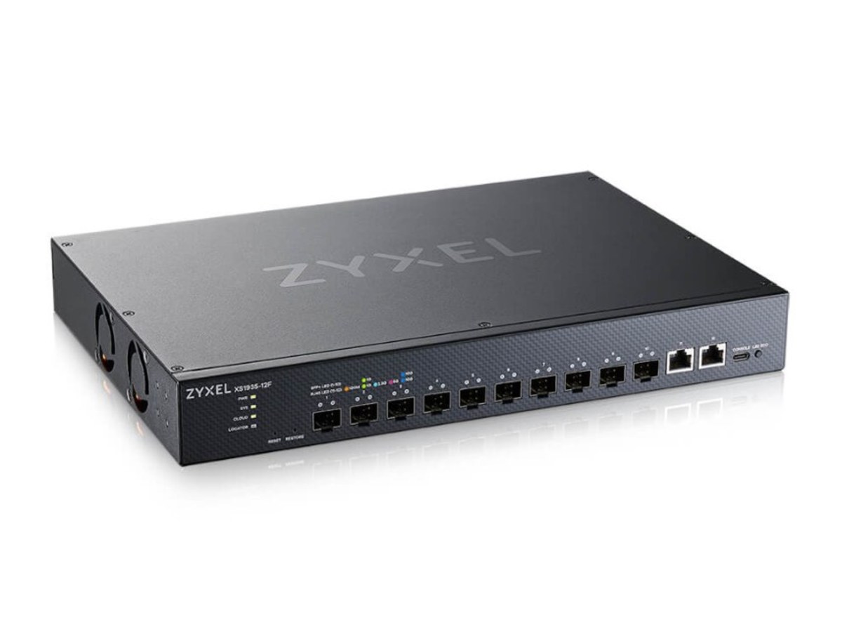 Zyxel XS1935-12F 10埠10G光纖L3智慧網管交換器 XS1935-12F-ZZ0101F