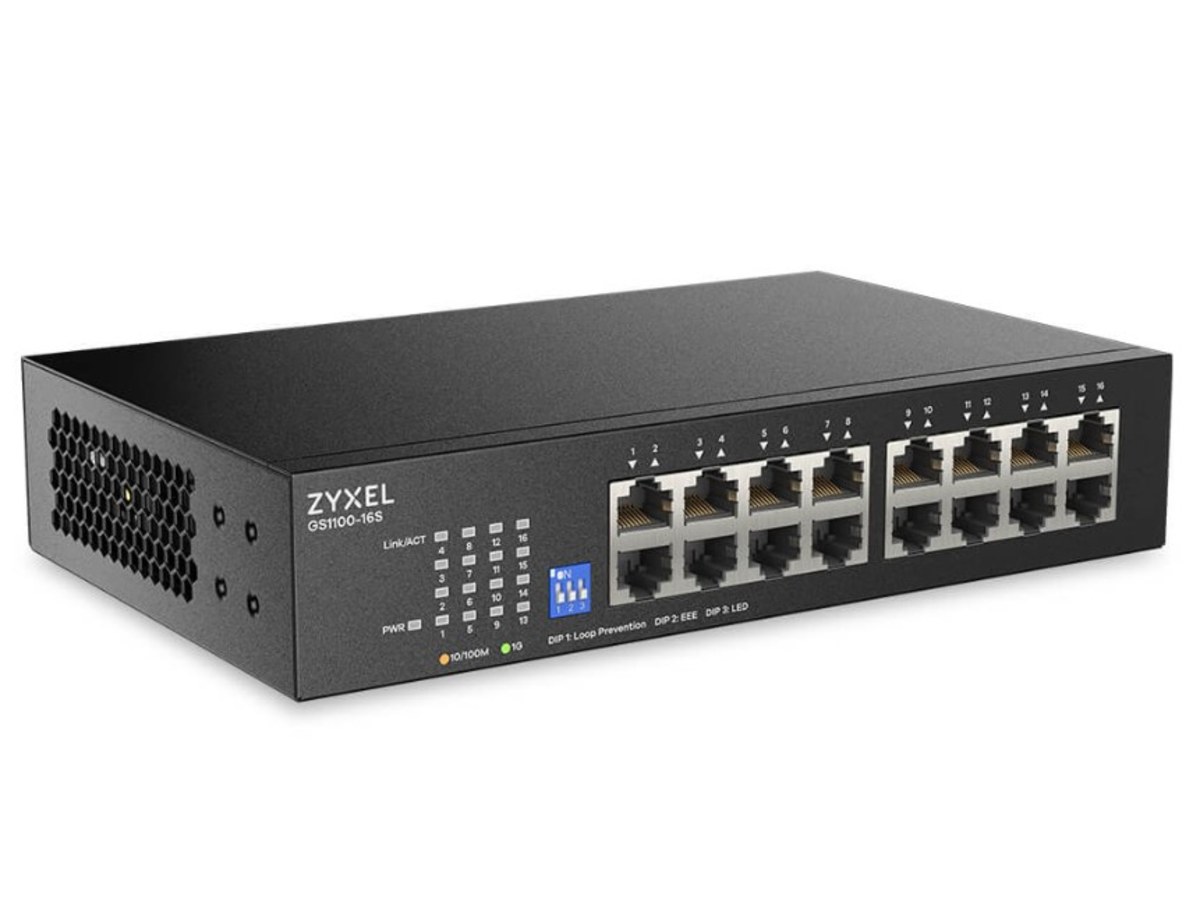 Zyxel GS1100-16S 16埠Gigabit無網管交換器 GS1100-16S-US0101F