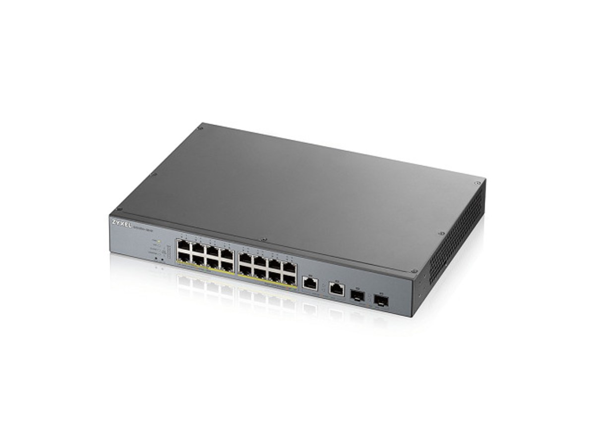 Zyxel GS1350-18HP 16埠Gigabit PoE+智慧網管監控交換器 GS1350-18HP-USAM01F