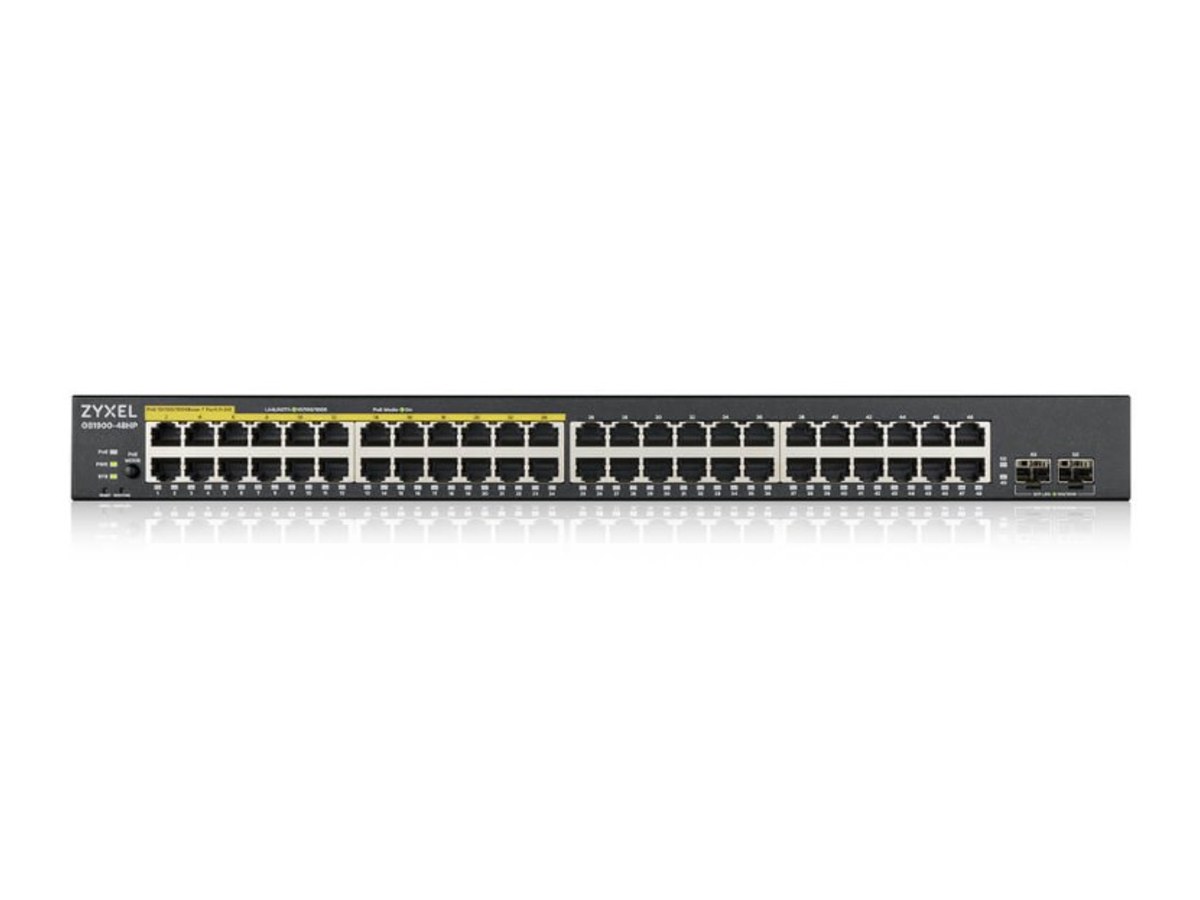 Zyxel GS1900-48HP v2 48埠Gigabit PoE+智慧網管交換器 GS190048HPV2-MIC