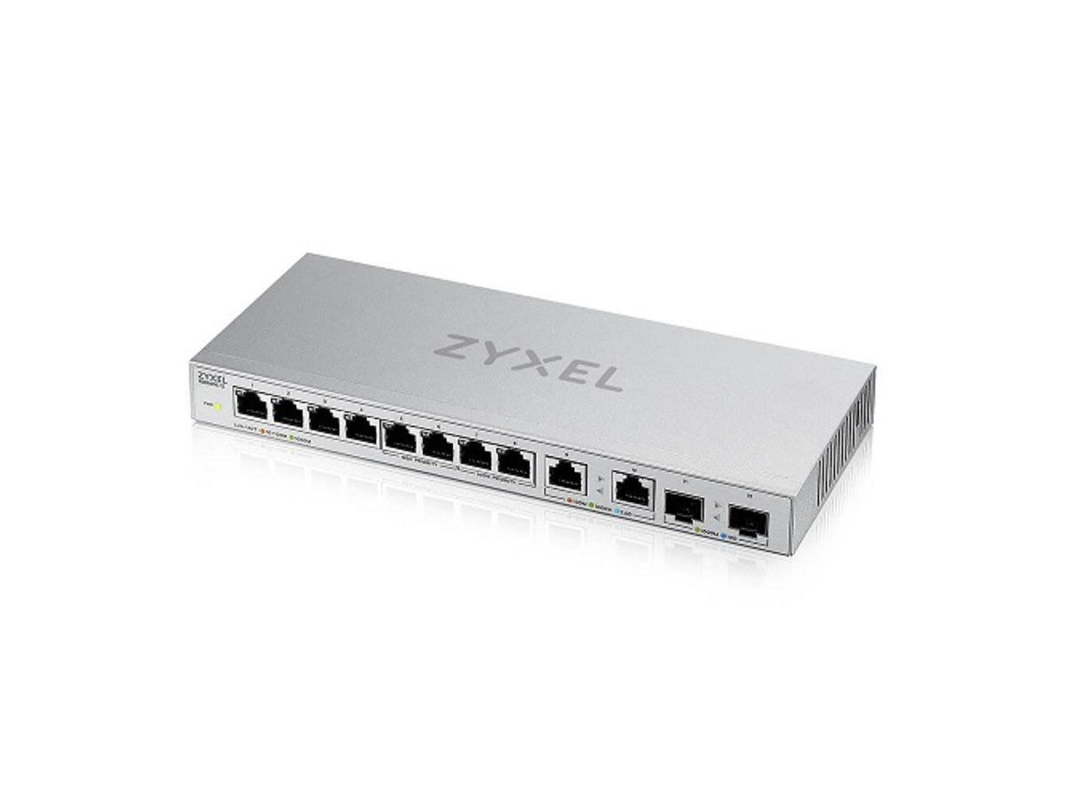 Zyxel XGS1010-12 8埠1G+2埠2.5G+2埠10G SFP+交換器 XGS1010-12-TW0102F