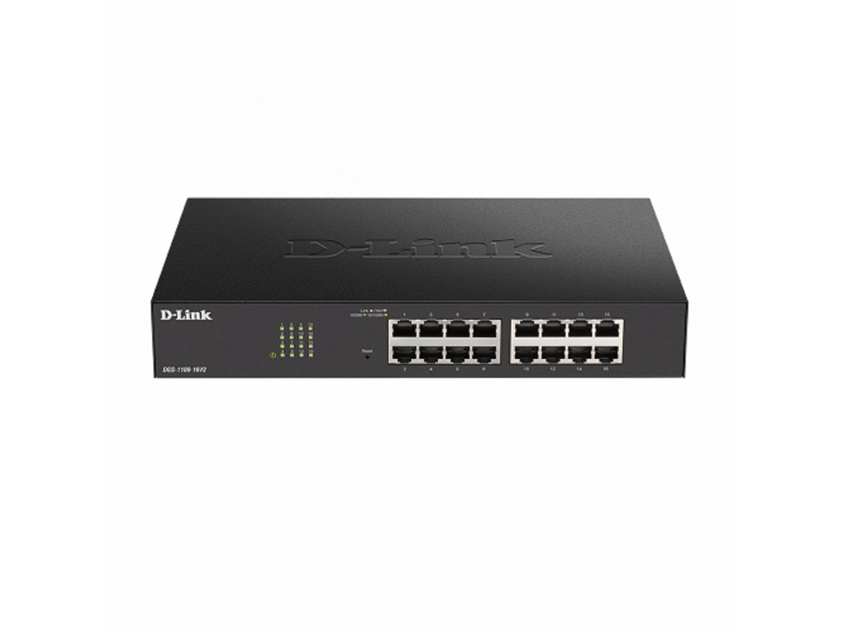 D-Link 16埠Gigabit Easy Smart簡易網管交換器 DGS-1100-16V2