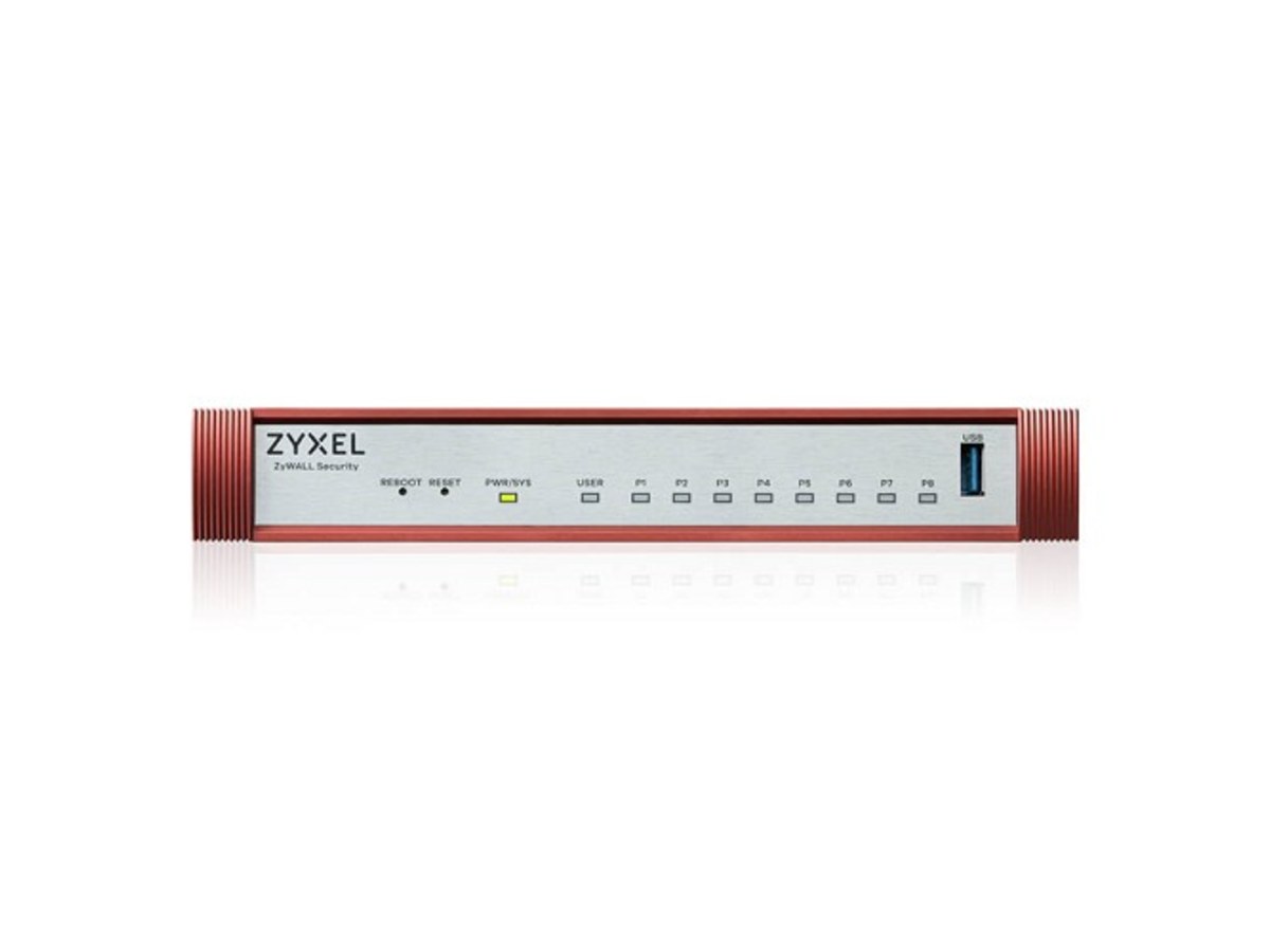 Zyxel USG FLEX 100H 8埠Gigabit 3Gbps網路防火牆 USGFLEX100H-USAM01F