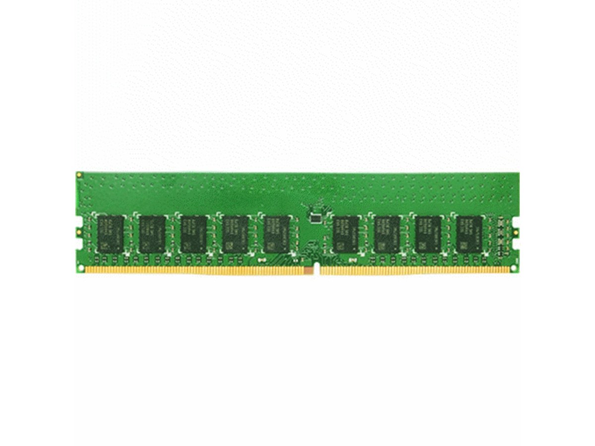 Synology 16GB DDR4-2666 ECC Unbuffered DIMM NAS 擴充記憶體 D4EC-2666-16G
