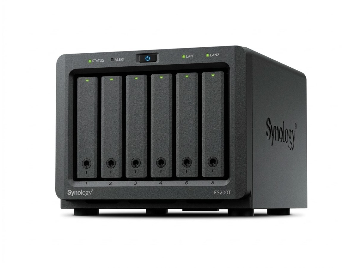 Synology 6槽 2.5吋 SSD 全快閃儲存設備 FS200T