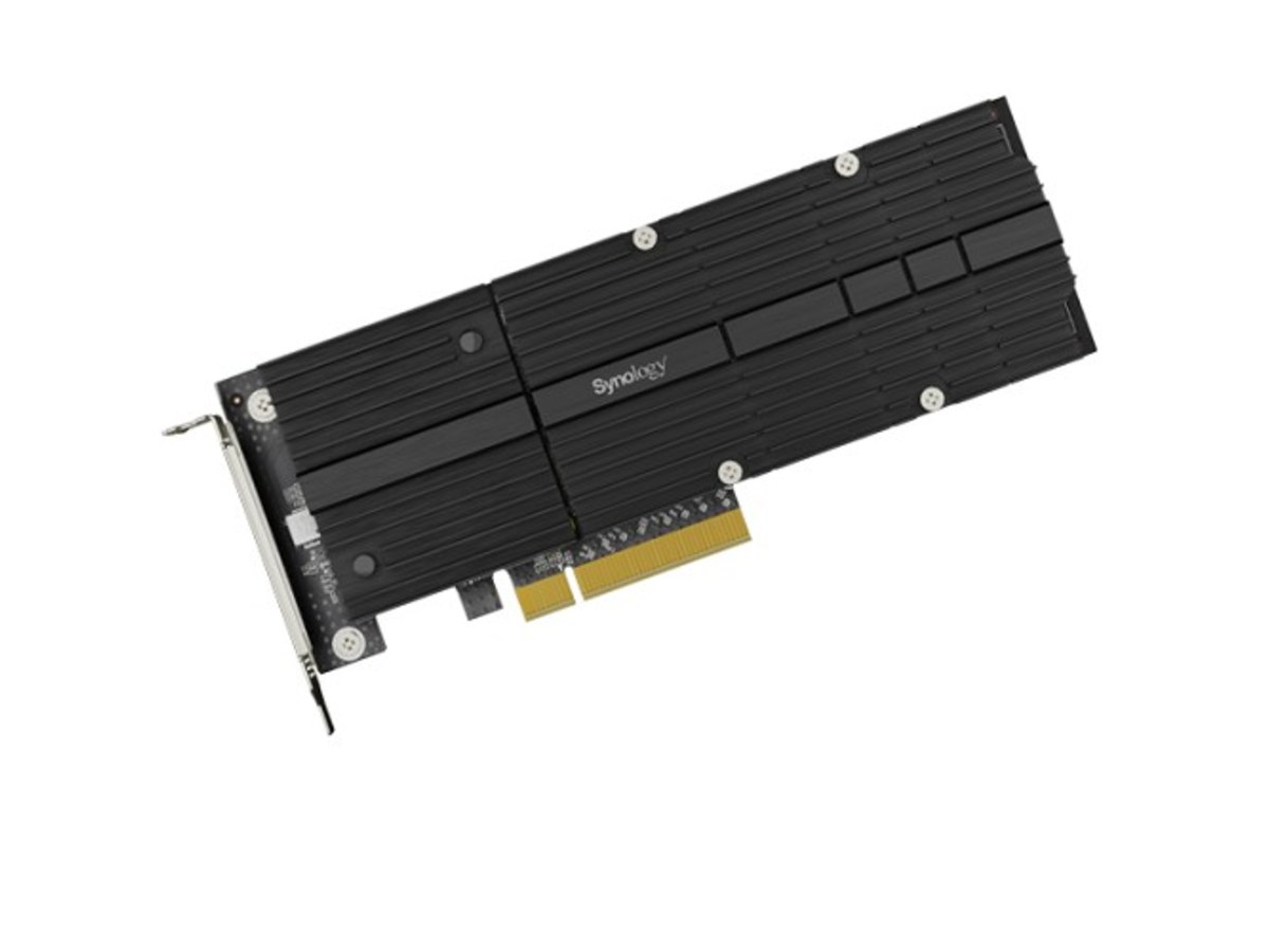 Synology 雙插槽 M.2 SSD PCIe 擴充卡 M2D20