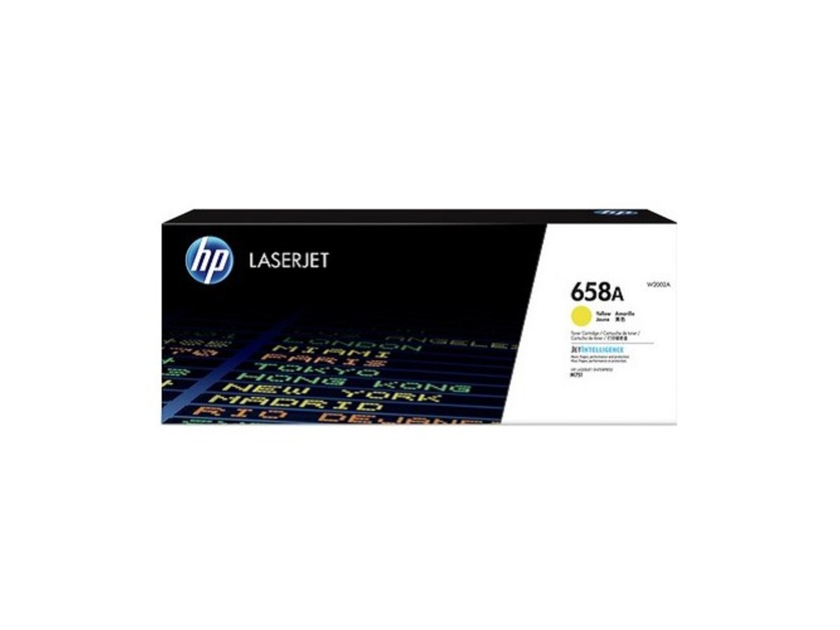 HP 658A LaserJet 黃色碳粉匣 W2002A
