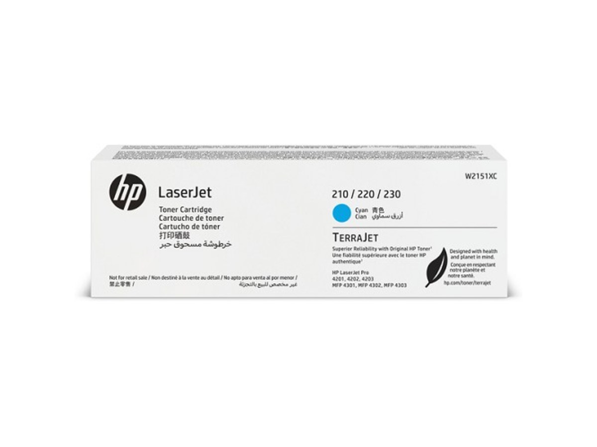 HP LaserJet 原廠高印量青色合約碳粉匣 W2151XC