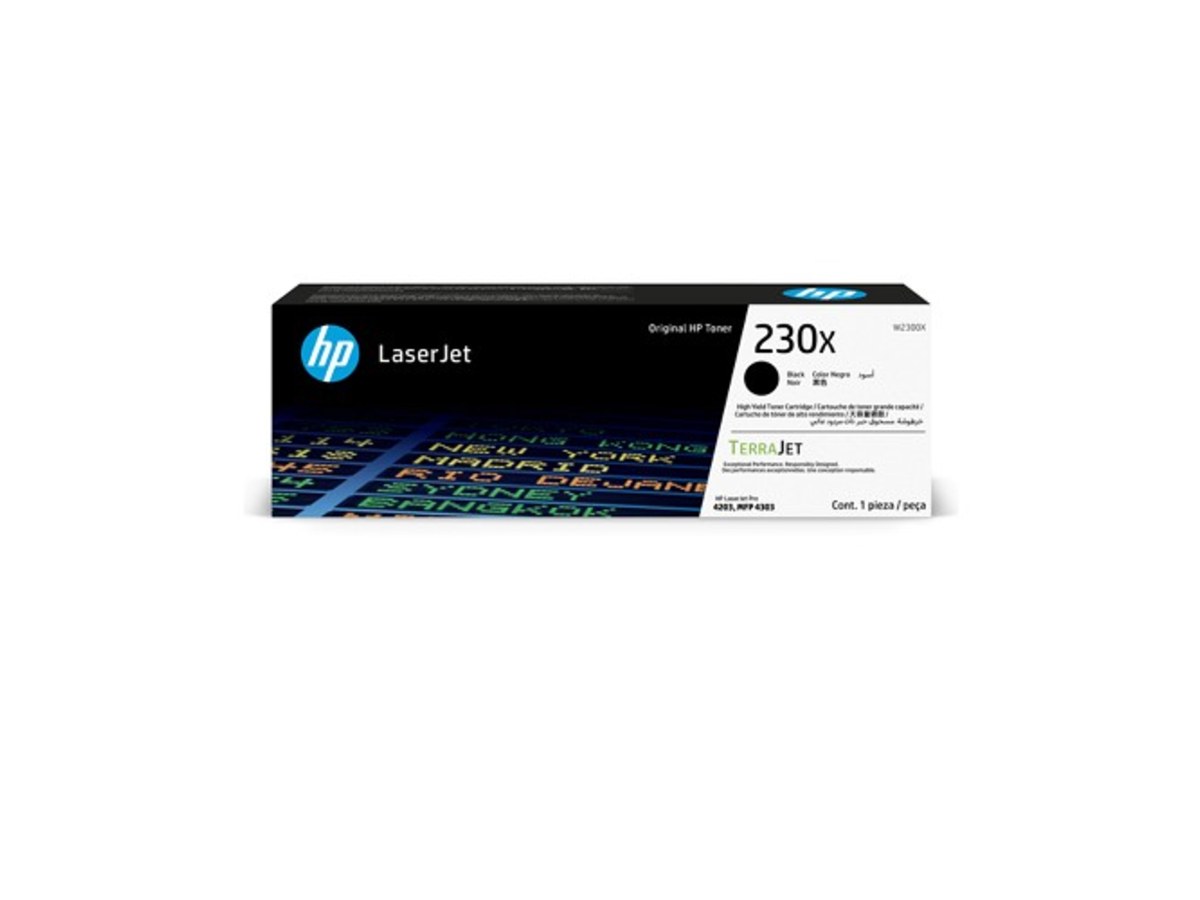 HP 230X LaserJet 高印量黑色碳粉匣 W2300X
