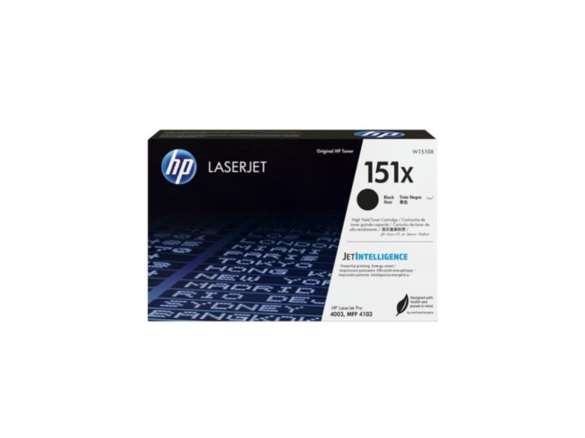 HP 151X LaserJet 高印量黑色碳粉匣 W1510X
