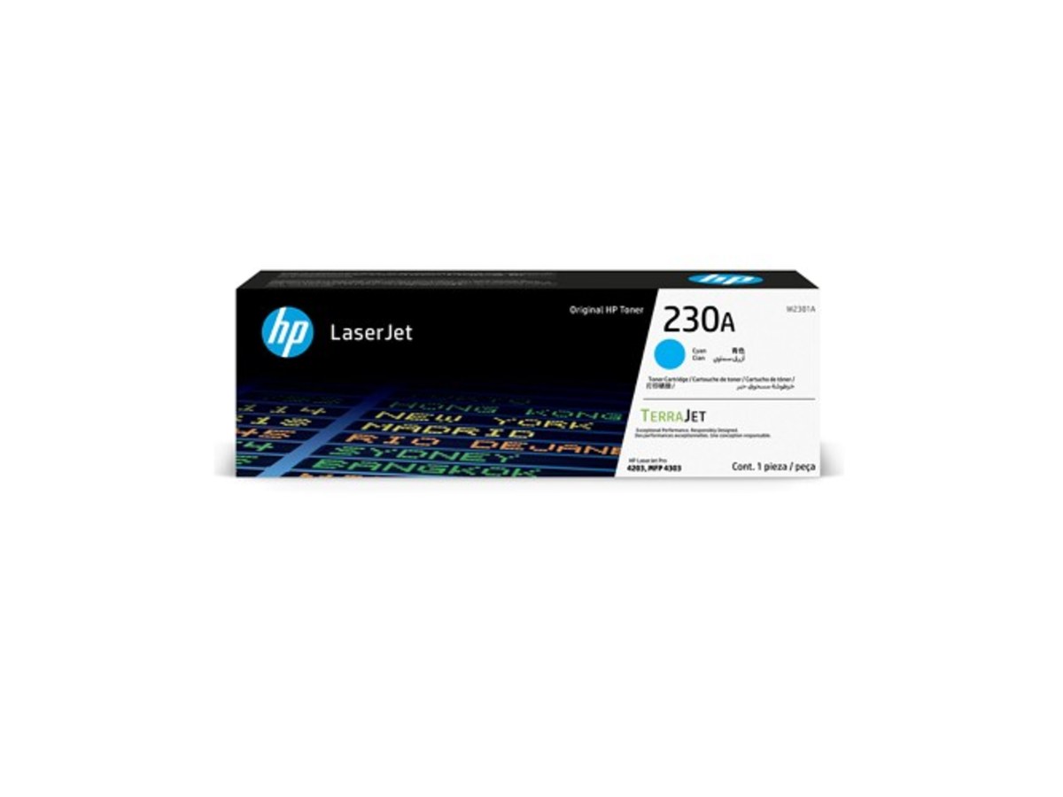 HP 230A LaserJet 青色碳粉匣 W2301A