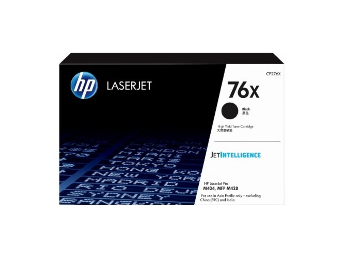 HP 76X 高印量黑色碳粉匣 CF276X