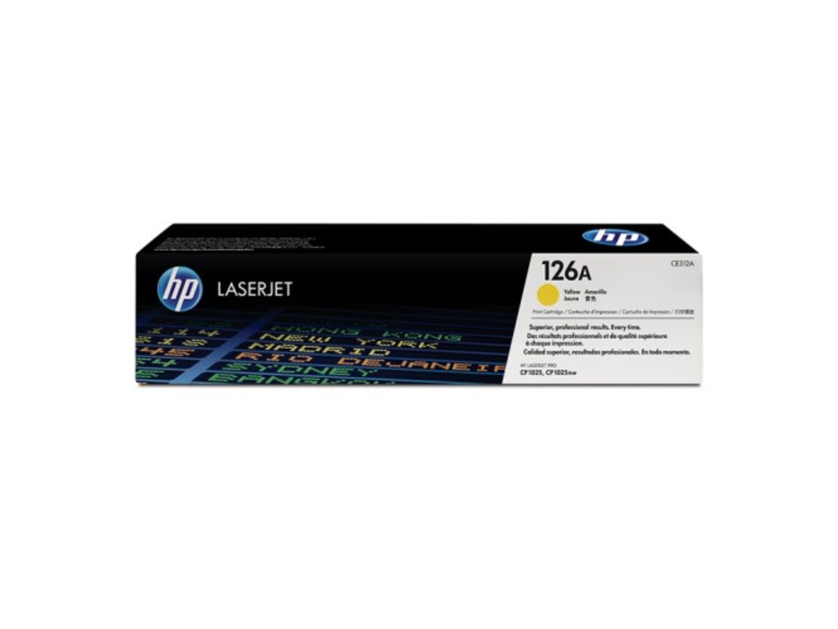 HP Color LaserJet CP1025 黃色碳粉匣 CE312A