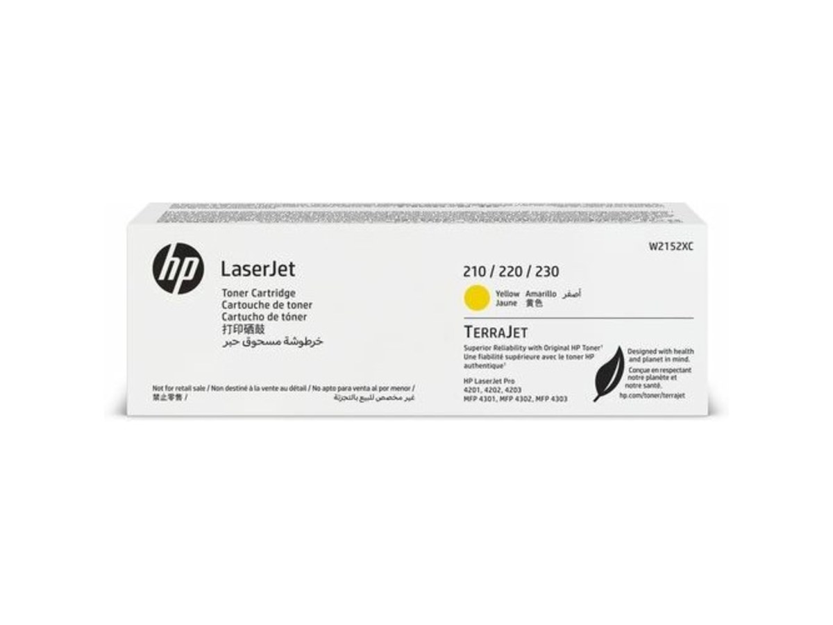 HP LaserJet 原廠高印量黃色合約碳粉匣 W2152XC