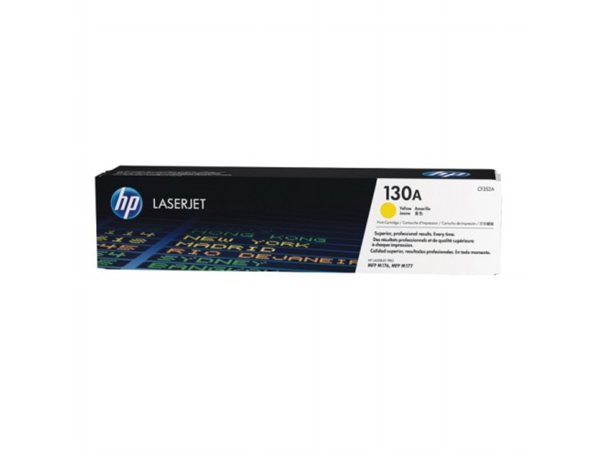 HP 130A LaserJet 黃色碳粉匣 CF352A
