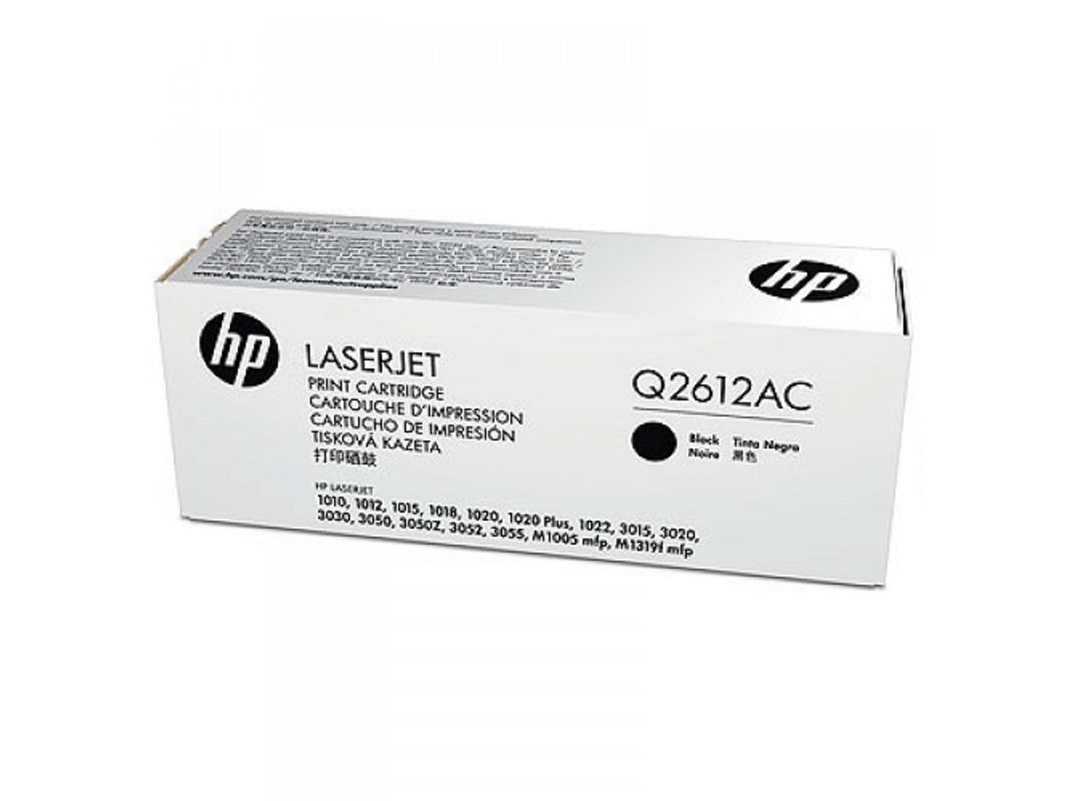 HP LaserJet 1010 系列黑色碳粉匣 Q2612AC-X