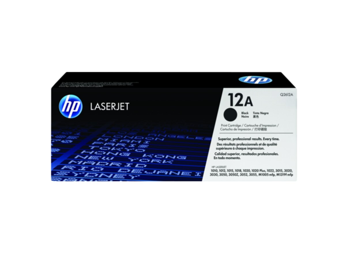 HP LaserJet 1010 系列黑色碳粉匣 Q2612A