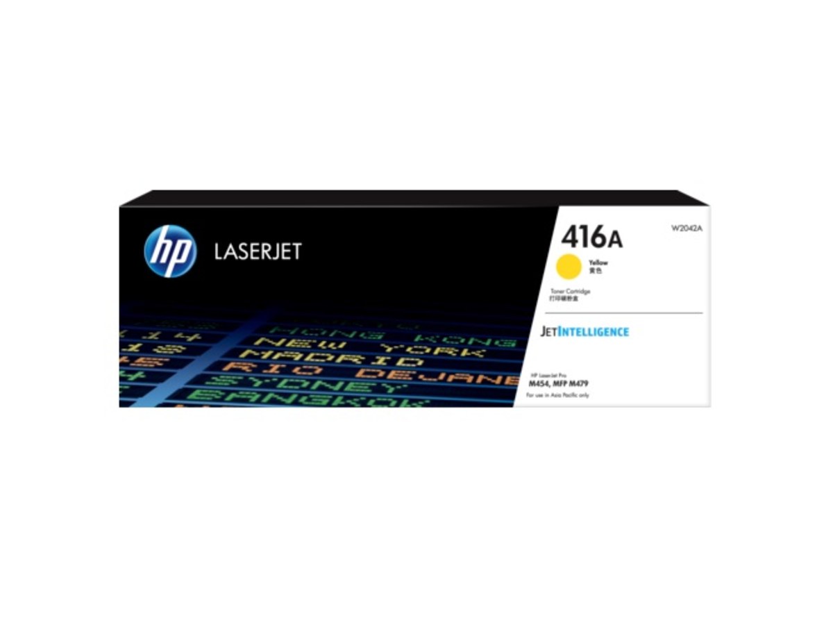 HP 416A LaserJet 黃色碳粉匣 W2042A