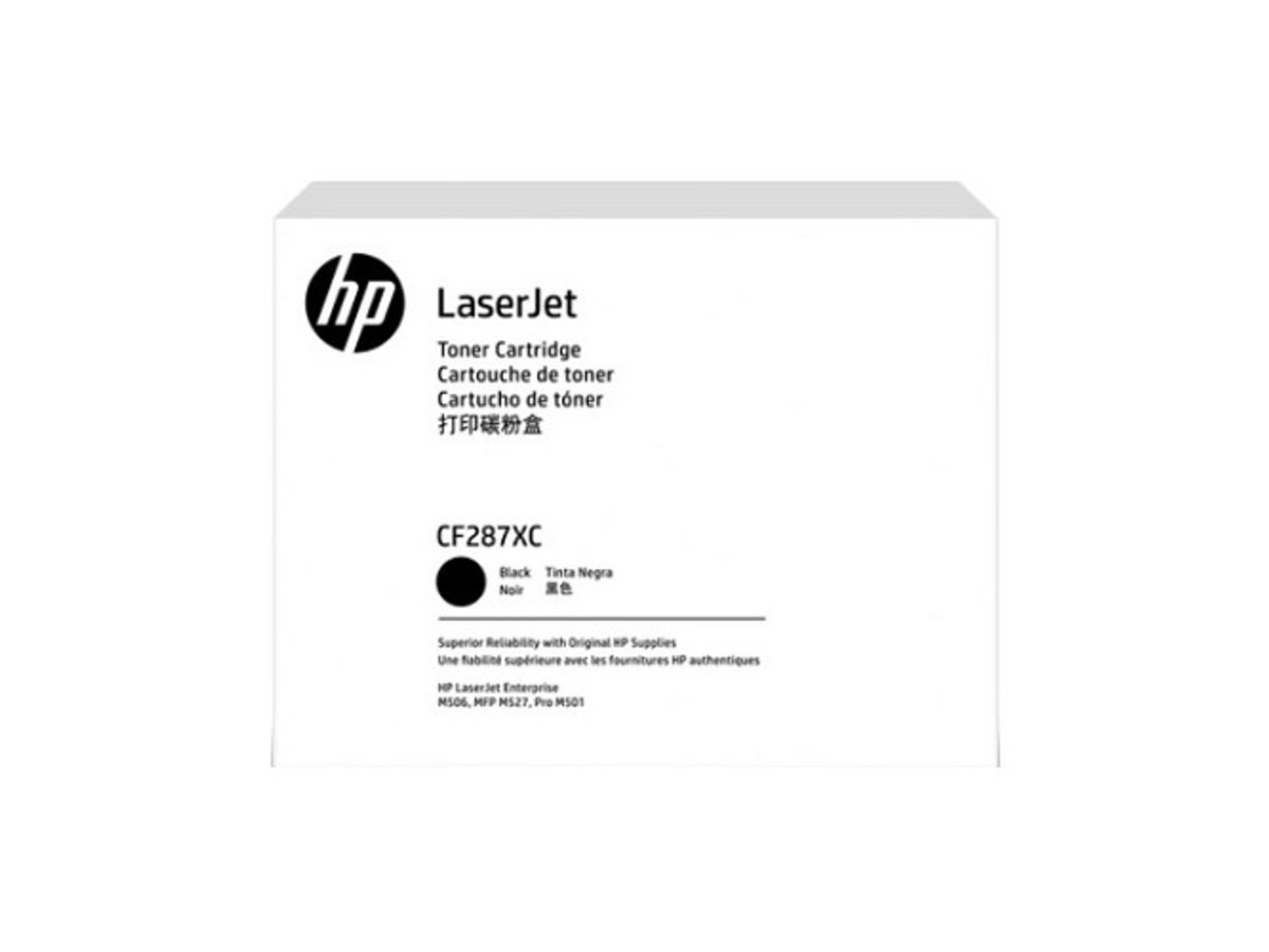 HP 87X 高容量黑色碳粉匣 CF287XC-X