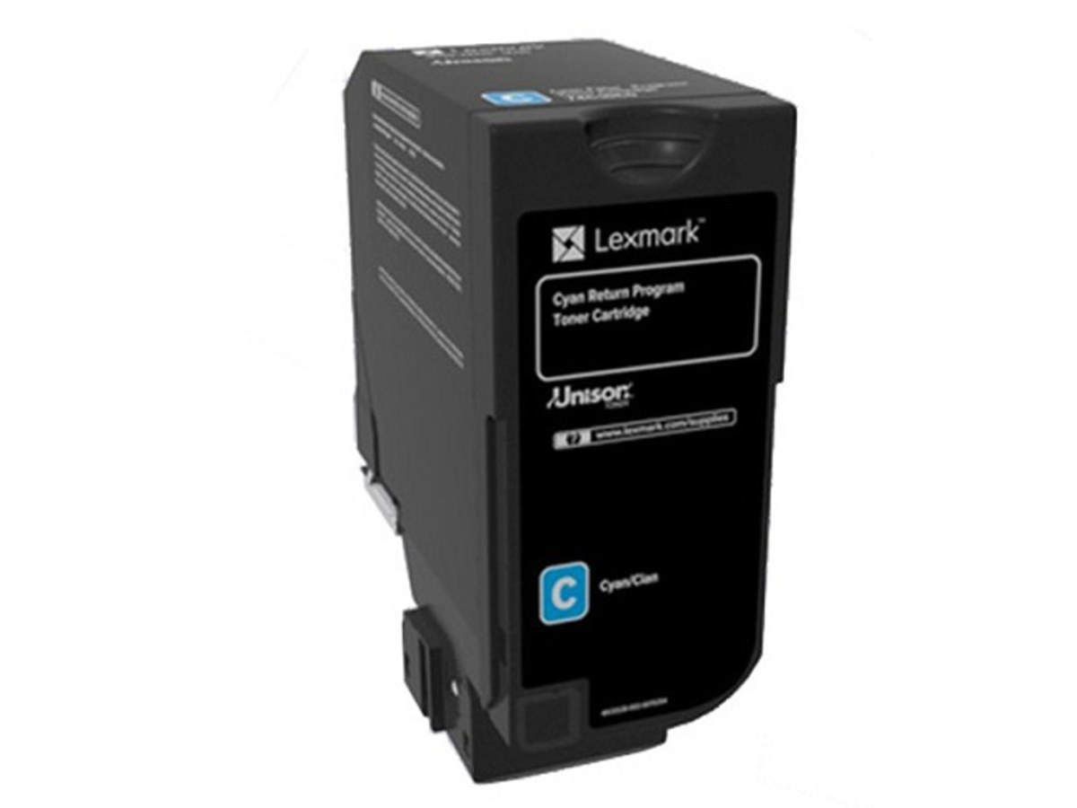 Lexmark 青色高容量7000頁碳粉匣 74C3SC0