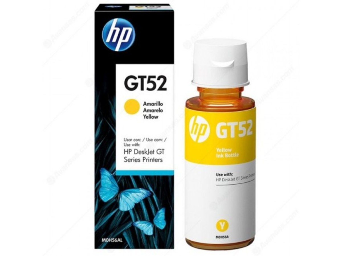 HP GT52 原廠黃色墨水瓶 M0H56AA