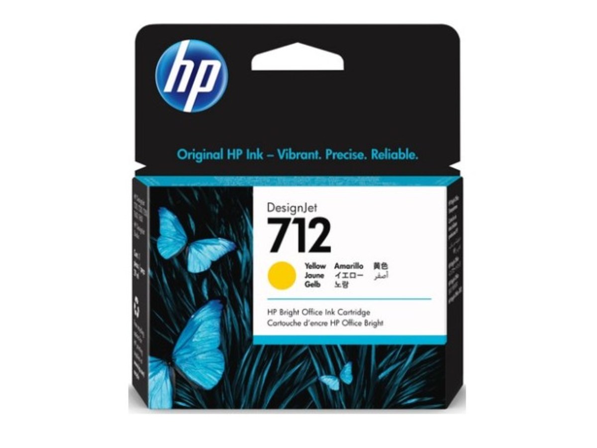 HP 712 29ml 黃色墨水匣 3ED69A