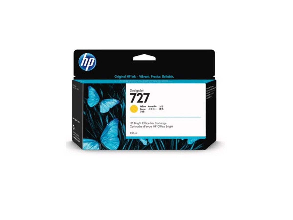 HP 727 130ml 黃色墨水匣 B3P21A