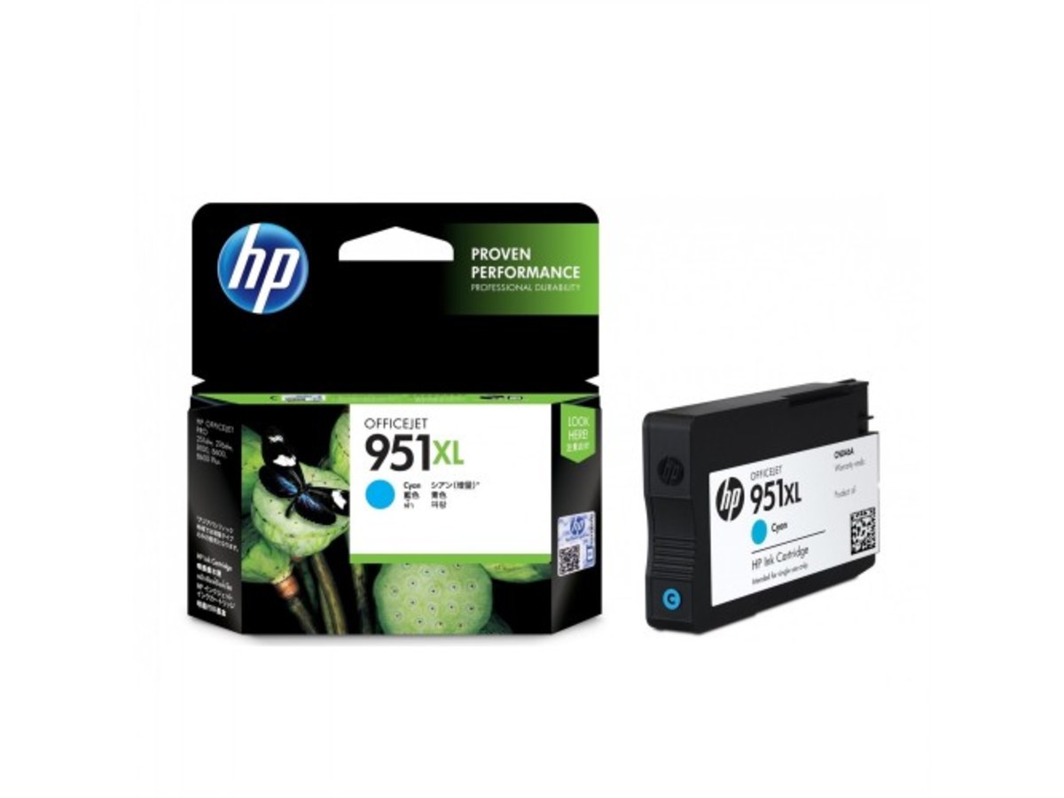 HP 951XL OfficeJet Pro 高印量青色墨水匣 CN046AA