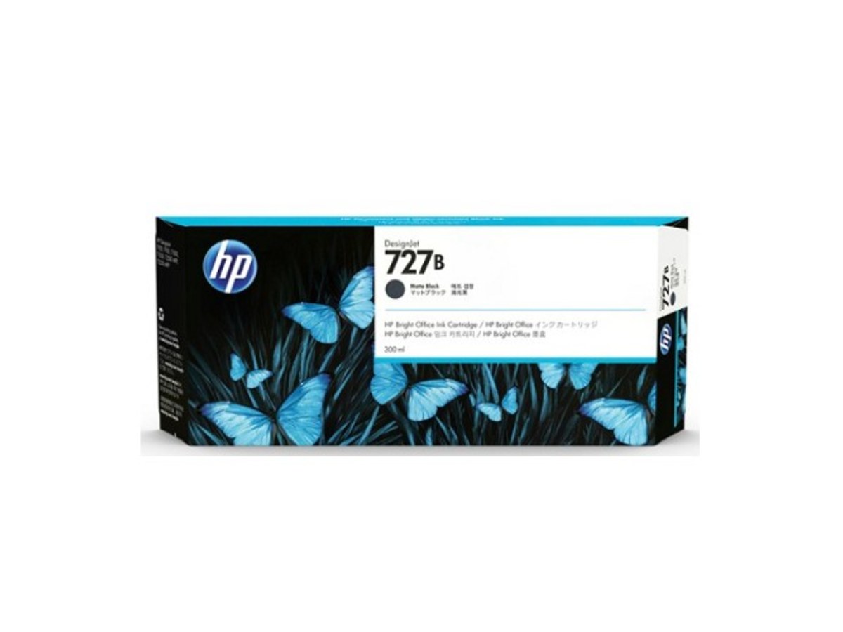HP 727B 300ml 消光黑色墨水匣 3WX19A