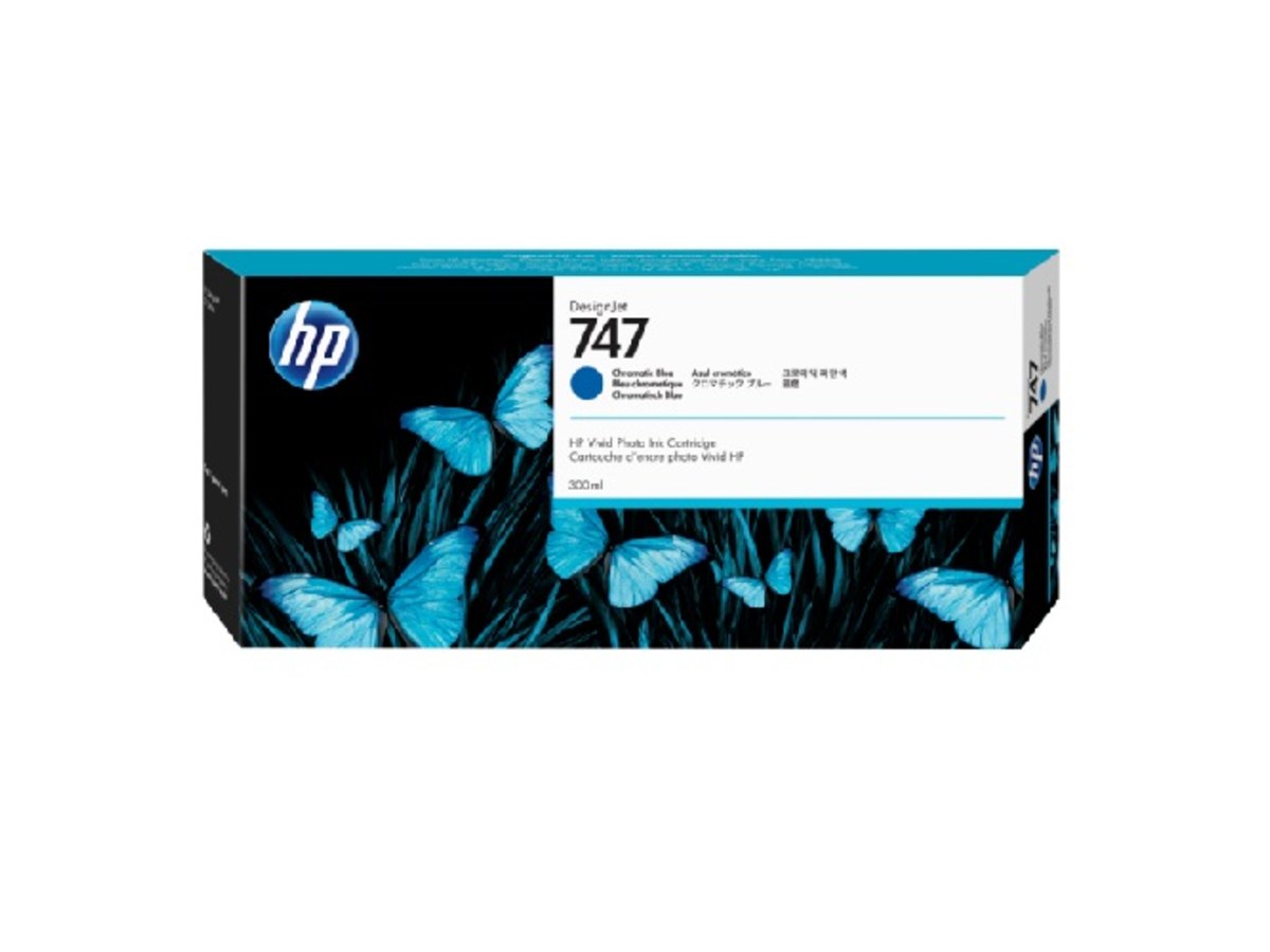 HP 747 300ml 藍色墨水匣 P2V85A
