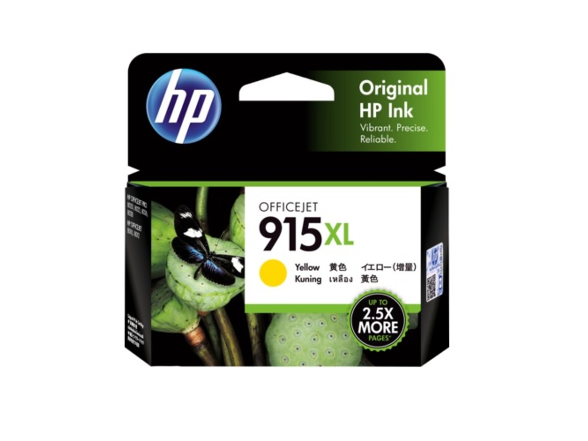 HP 915XL 高印量黃色墨水匣 3YM21AA