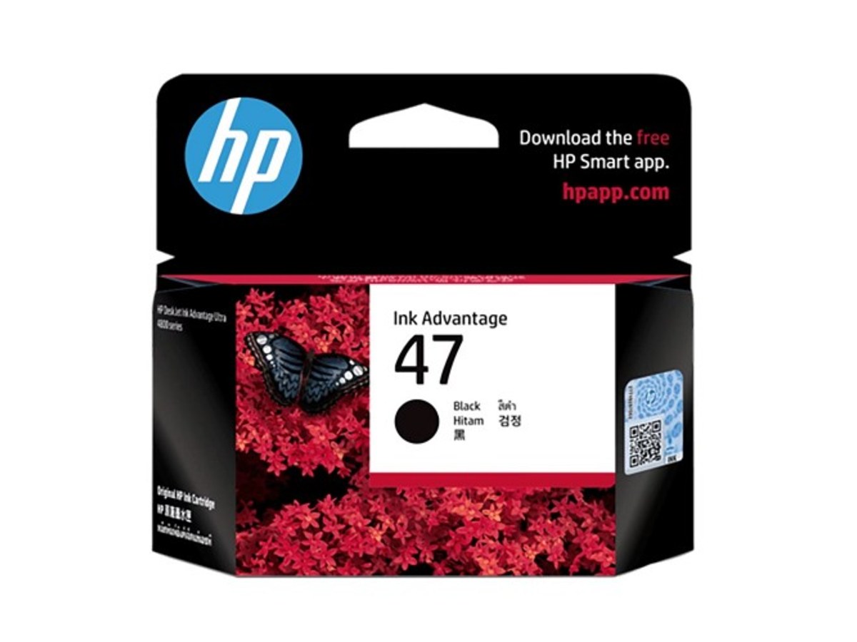 HP 47 Advantage 黑色墨水匣 6ZD21AA