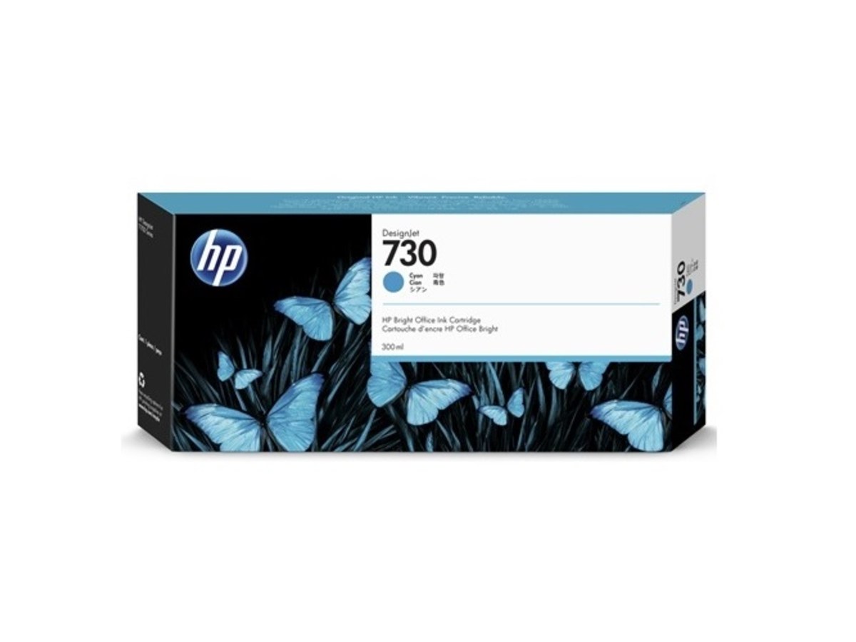 HP 730 300ml 青色墨水匣 P2V68A