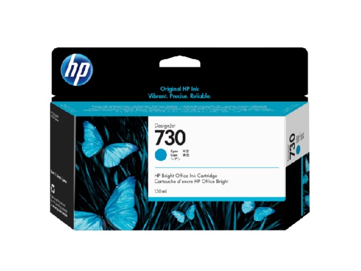 HP 730 130ml 青色墨水匣 P2V62A