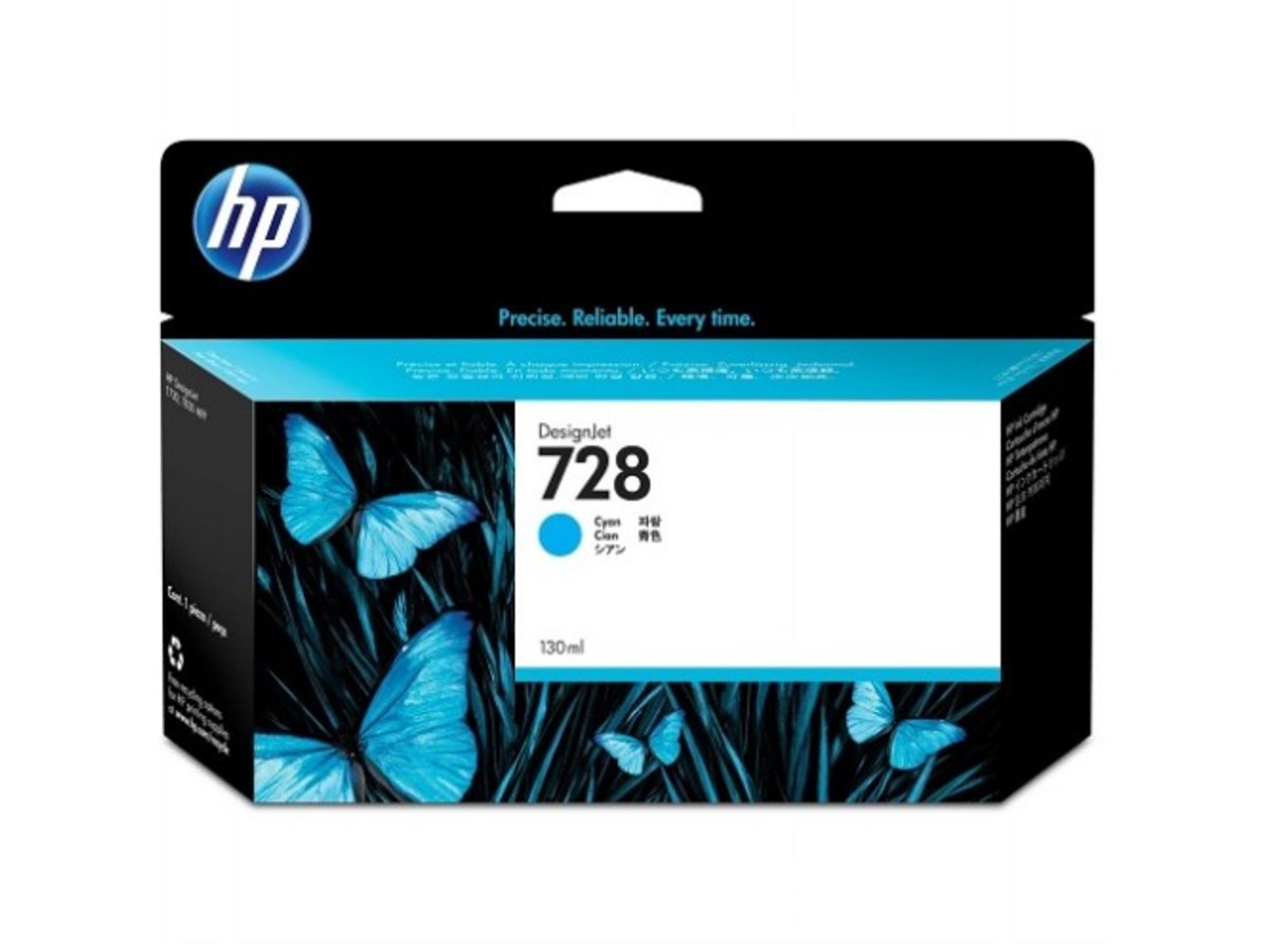 HP 728 130ml 青色墨水匣 F9J67A