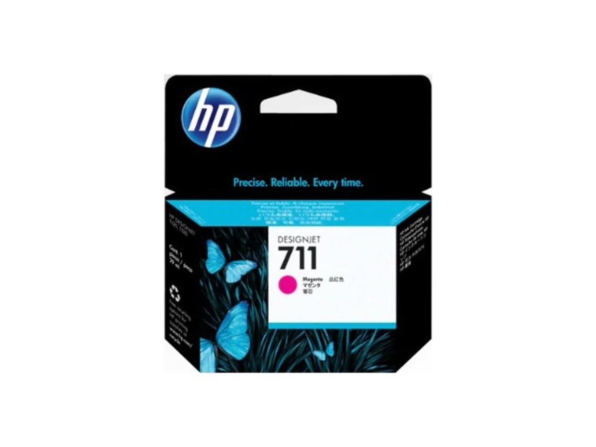 HP 711 29ml 洋紅色墨水匣 CZ131A