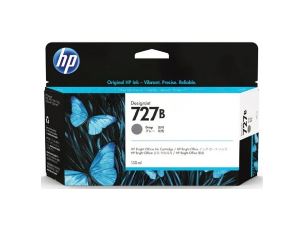 HP 727B 130ml 灰色墨水匣 3WX15A
