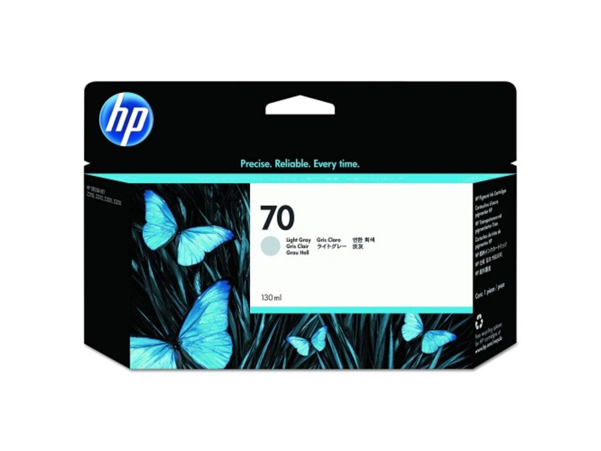 HP 70 130ml 淡灰色墨水匣 C9451A