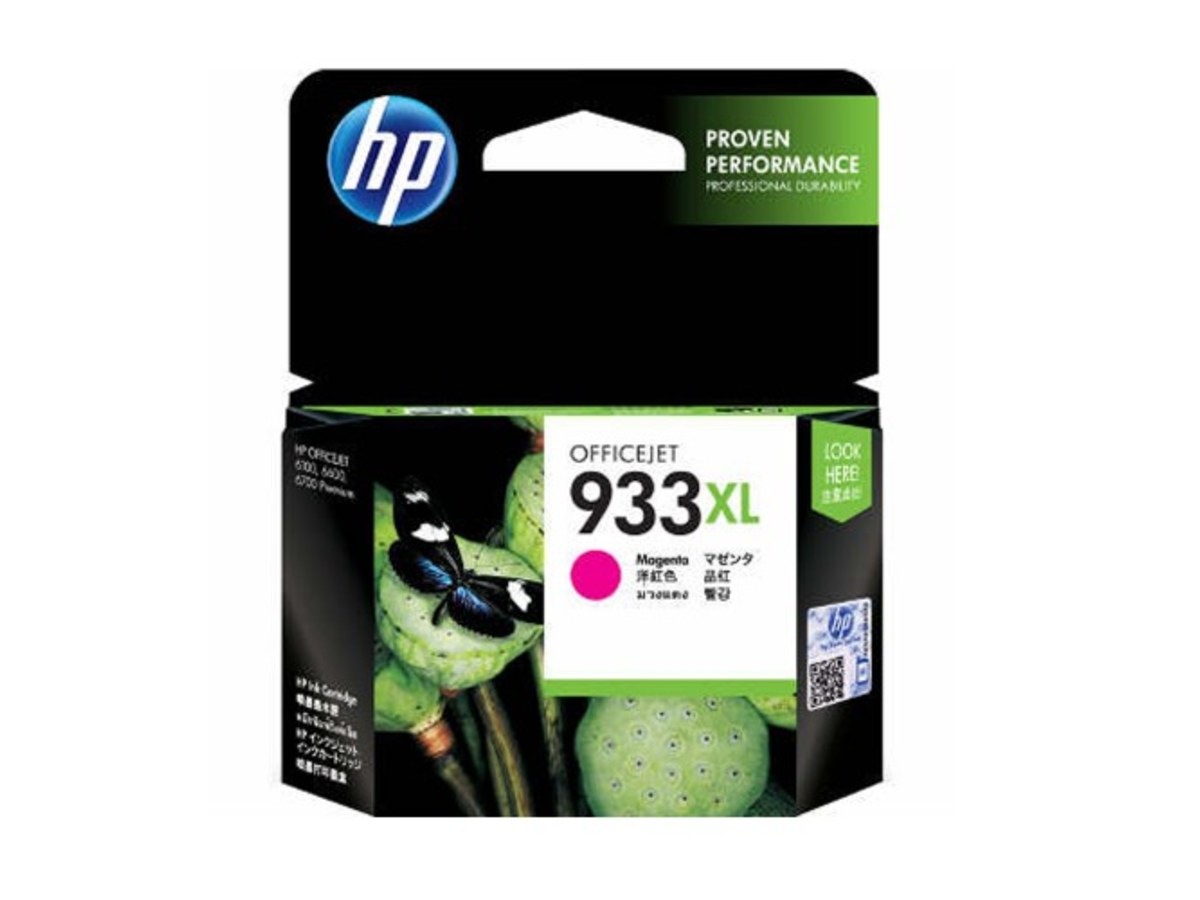 HP 933XL OfficeJet 高印量洋紅色墨水匣 CN055AA