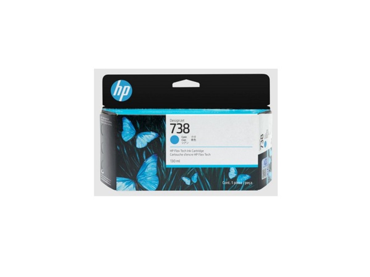 HP 738 130ml 青色墨水匣 498N5A