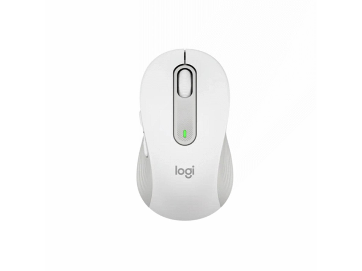 LOGITECH Signature M650 白色靜音無線滑鼠 910-006261