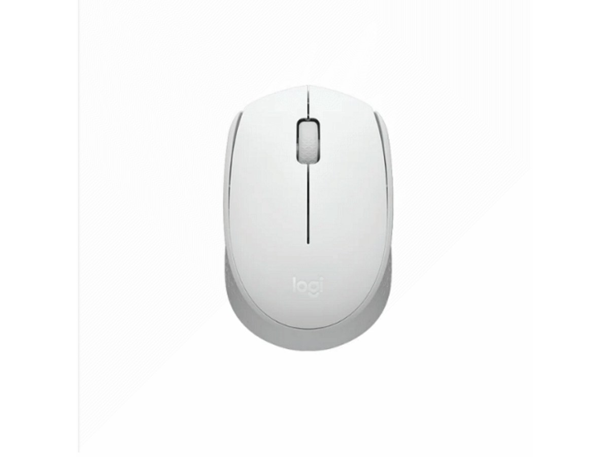 LOGITECH M170 珍珠白2.4GHz無線滑鼠 910-006879