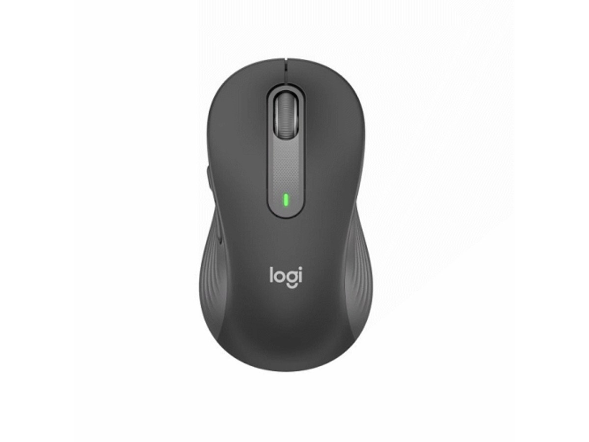 LOGITECH Signature M650 石墨灰靜音無線滑鼠 910-006259