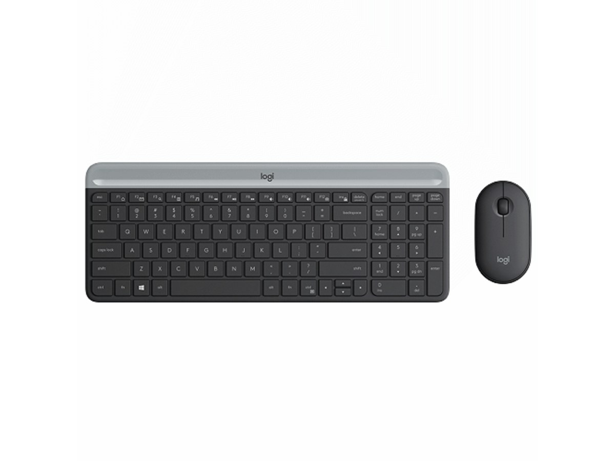 LOGITECH MK470 石墨灰 超薄無線鍵盤滑鼠組 920-009184