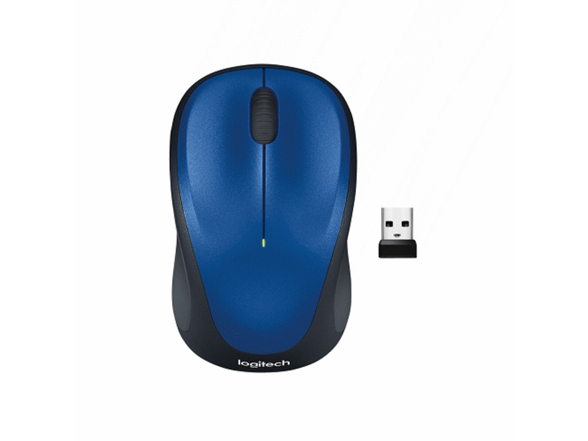 LOGITECH M235n 藍色2.4GHz無線滑鼠 910-007131