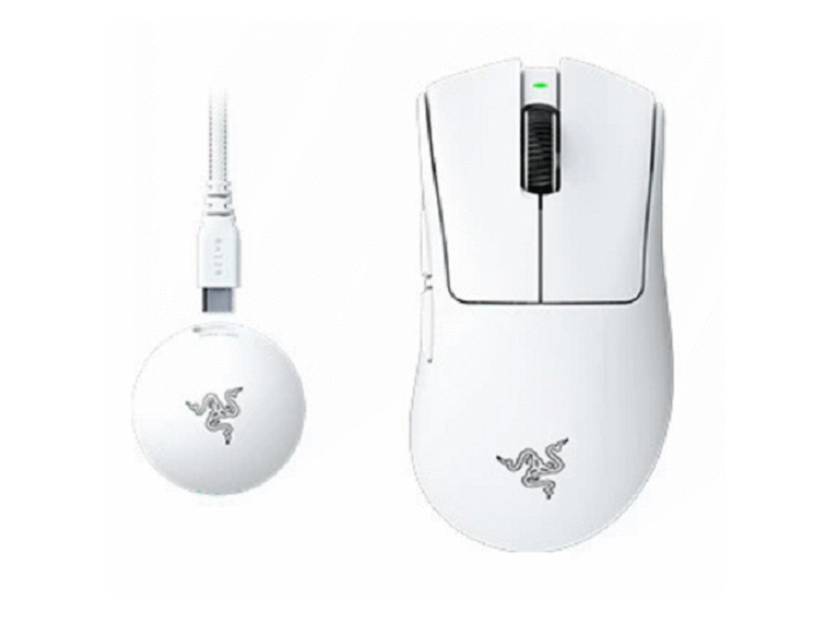 Razer DeathAdder V4 Pro 煉獄奎蛇 V4 專業版 白色無線電競滑鼠 RZ01-05330200-R3A1