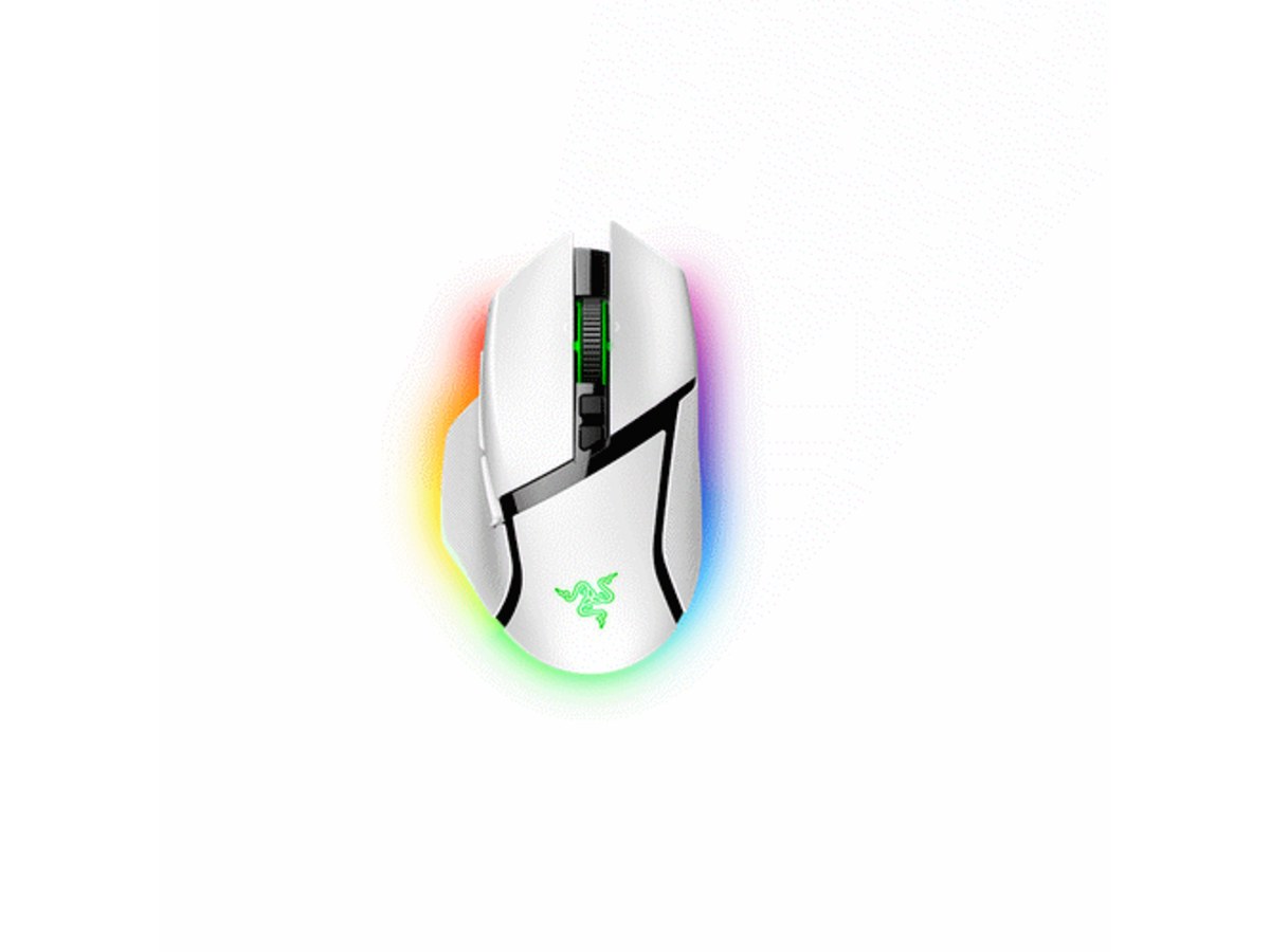 Razer Basilisk V3 Pro 巴塞利斯蛇 V3 專業版 白色無線電競滑鼠 RZ01-04620200-R3A1