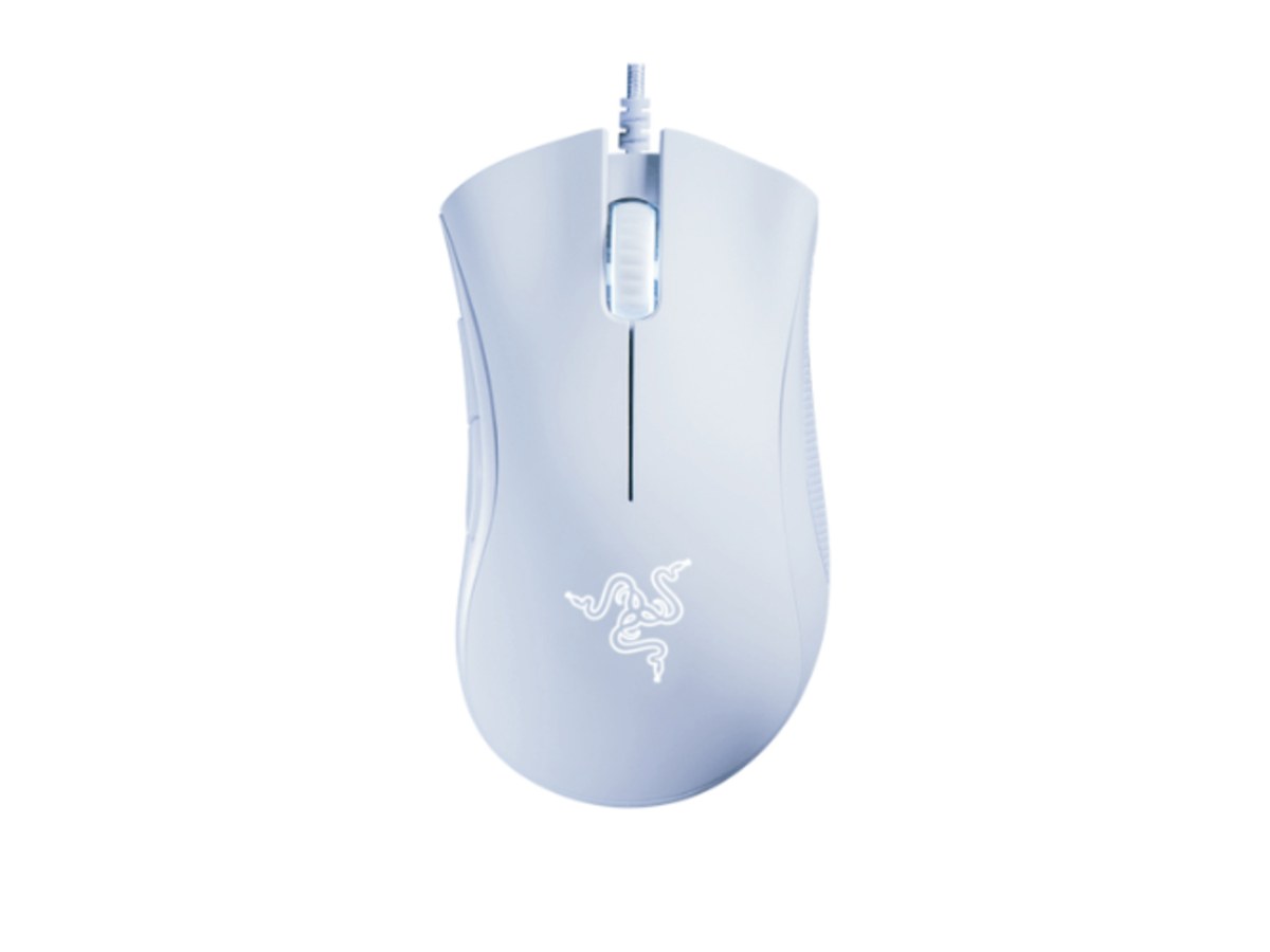 Razer DeathAdder Essential 煉獄奎蛇標準版 白色有線電競滑鼠 RZ01-03850200-R3M1