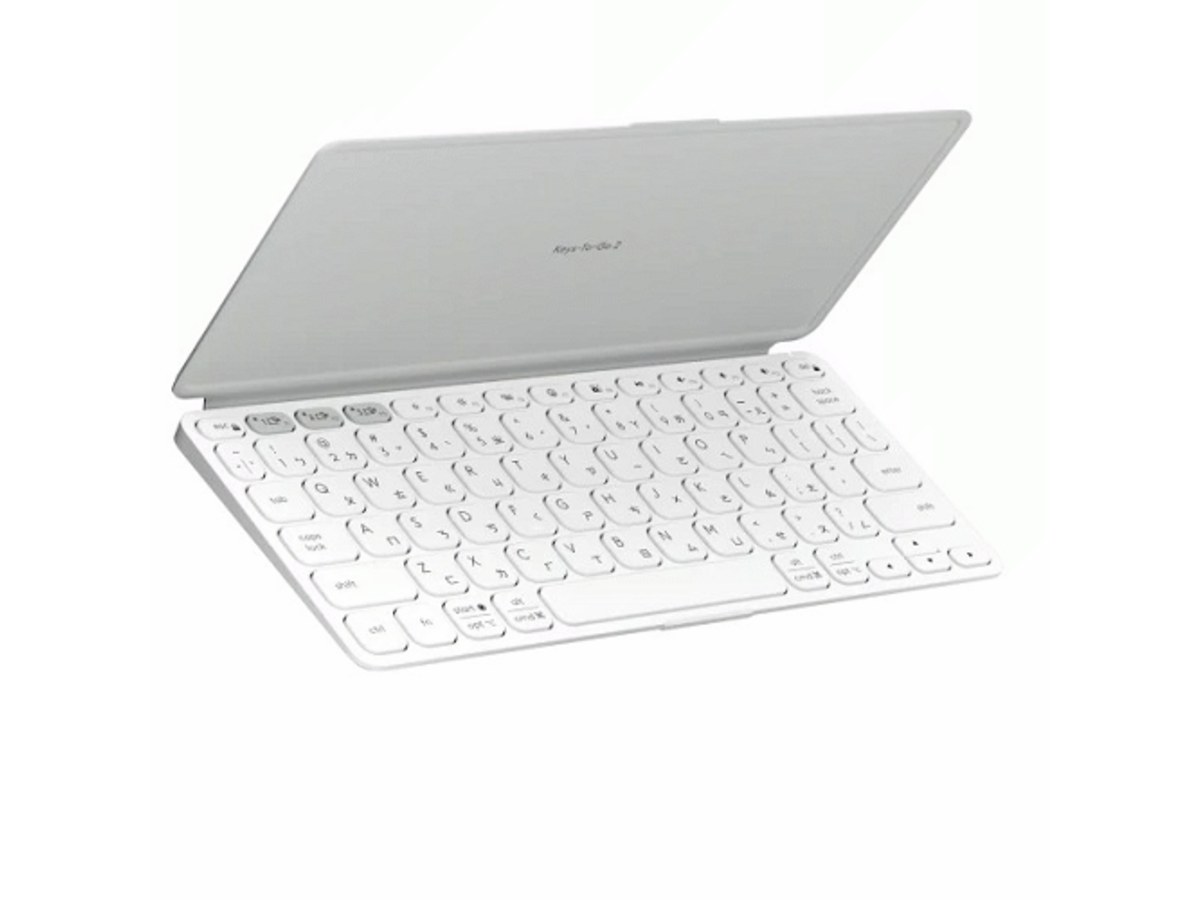 LOGITECH Keys-To-Go 2 珍珠白 iPad平板藍牙鍵盤 920-012994